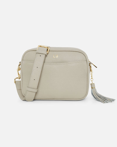 Pippa Crossover Bag with Interchangeable Strap - Stone