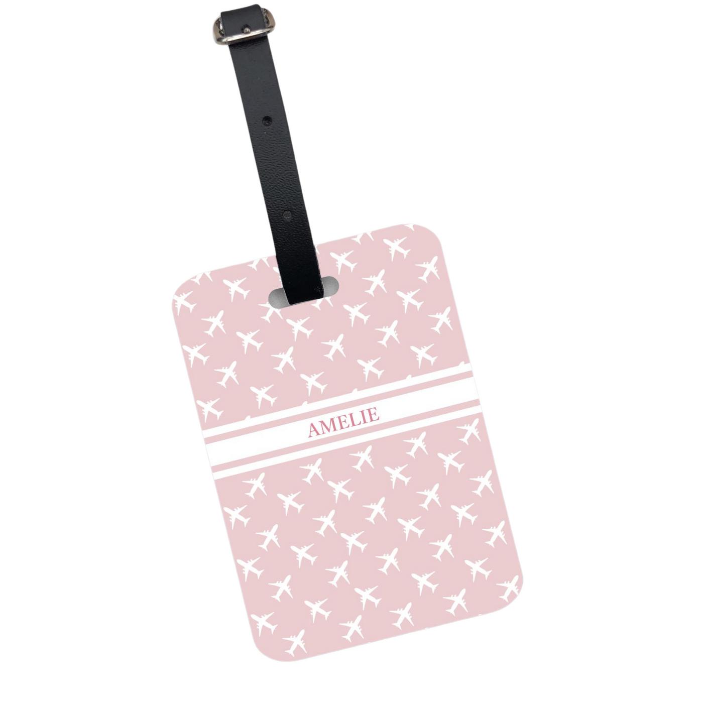 Kids Luggage Tag | Pink Fly Away