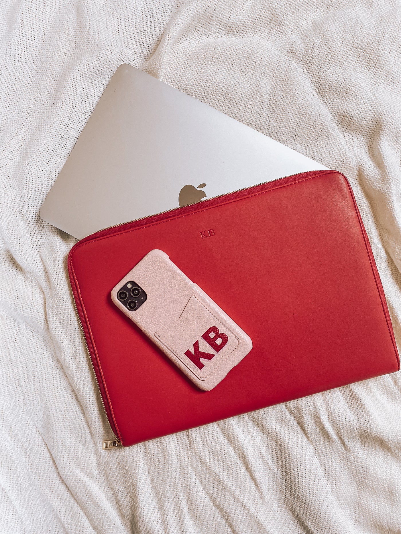 Personalised Laptop Case - Red