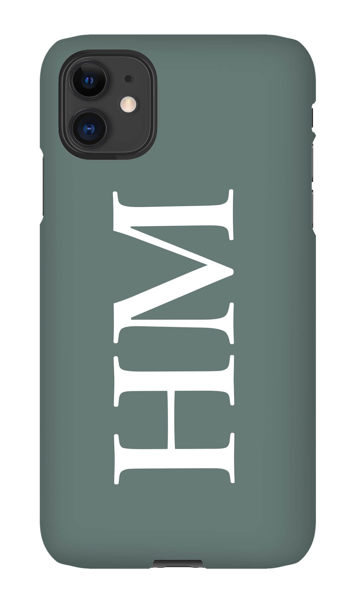 Personalised Phone Case | Monogram in Khaki