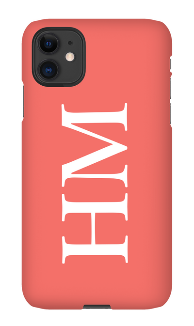 Personalised Phone Case | Monogram in Watermelon