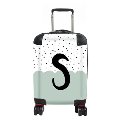 Kids Personalised Suitcase | Dotty in Sage
