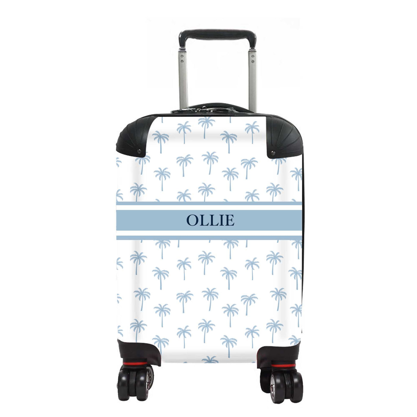 Kids Personalised Suitcase Palm in Blue – Koko Blossom