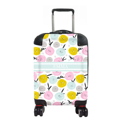 Kids Personalised Suitcase | Floral