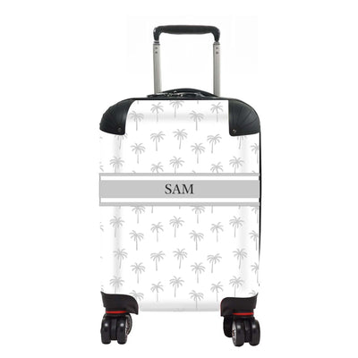 Kids Personalised Suitcase | Palm in Dove