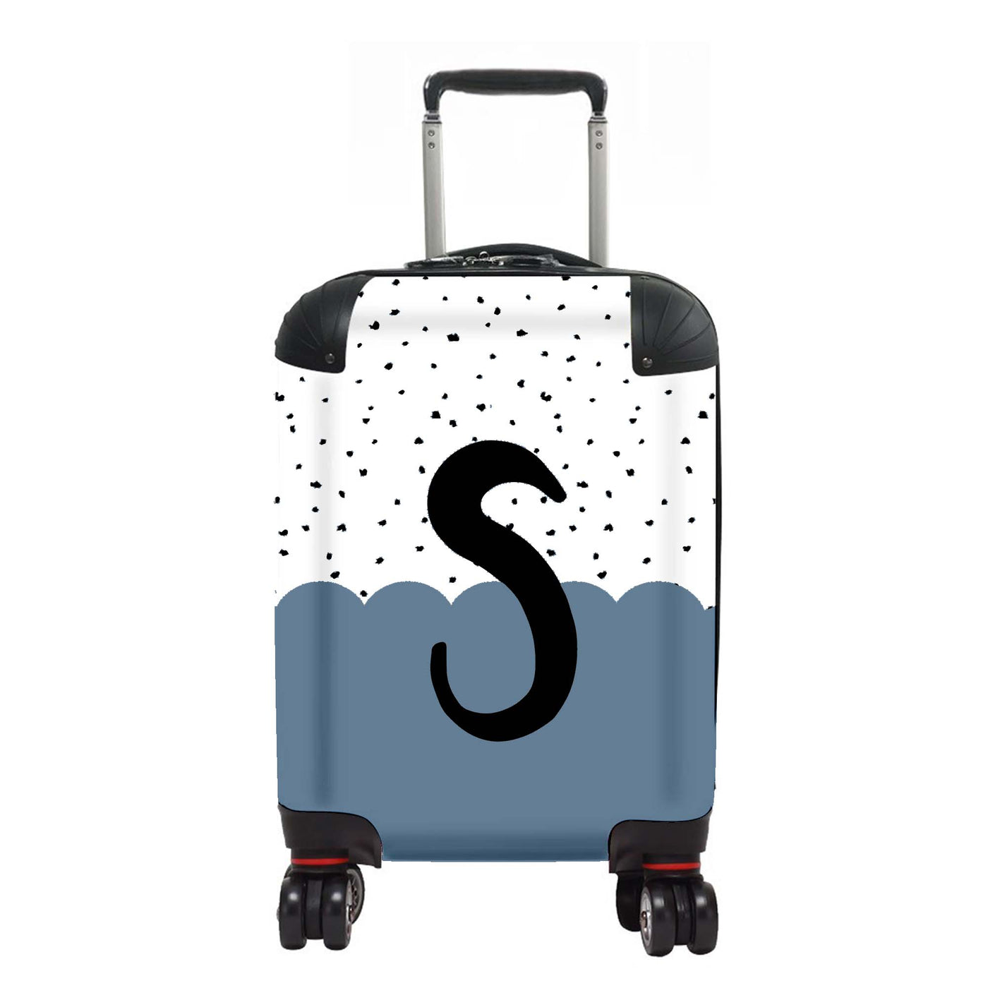 Kids Personalised Suitcase | Dotty in Blue