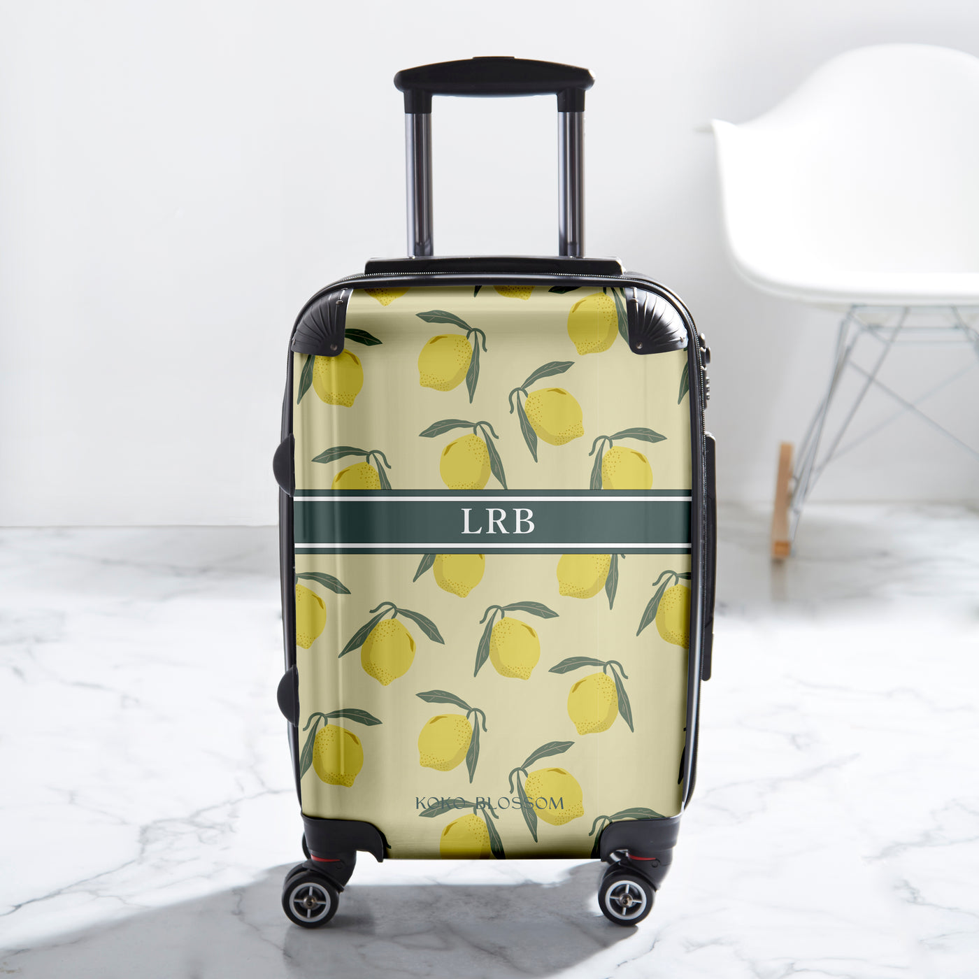 Personalised Suitcase | Sicilian Lemon
