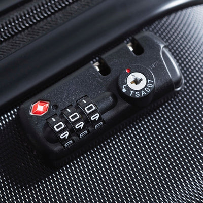 Personalised Suitcase | Black Monogram
