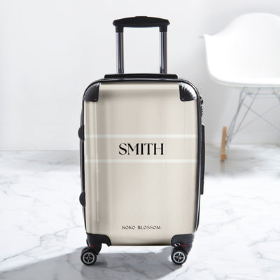 Personalised Suitcase | Tan Lines in Vanilla