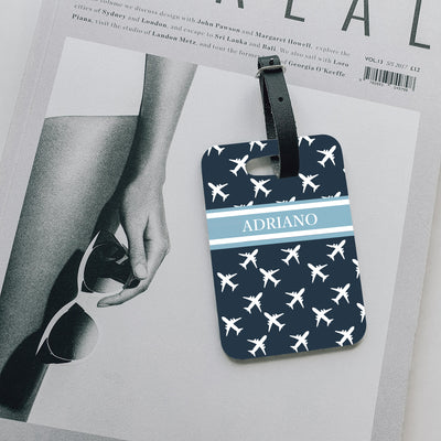 Kids Luggage Tag | Navy Fly Away