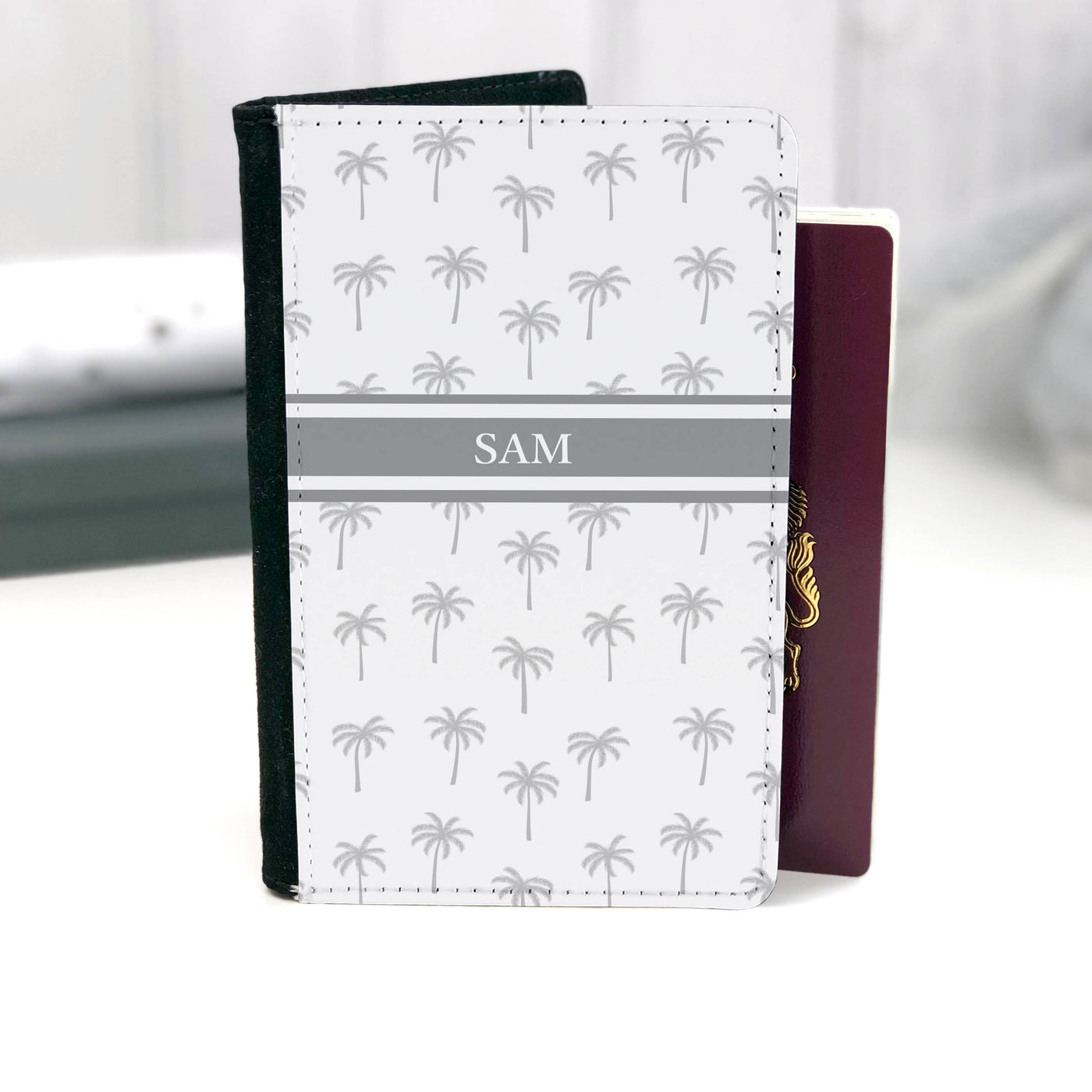 Kids Personalised Passport | Palm in Dove