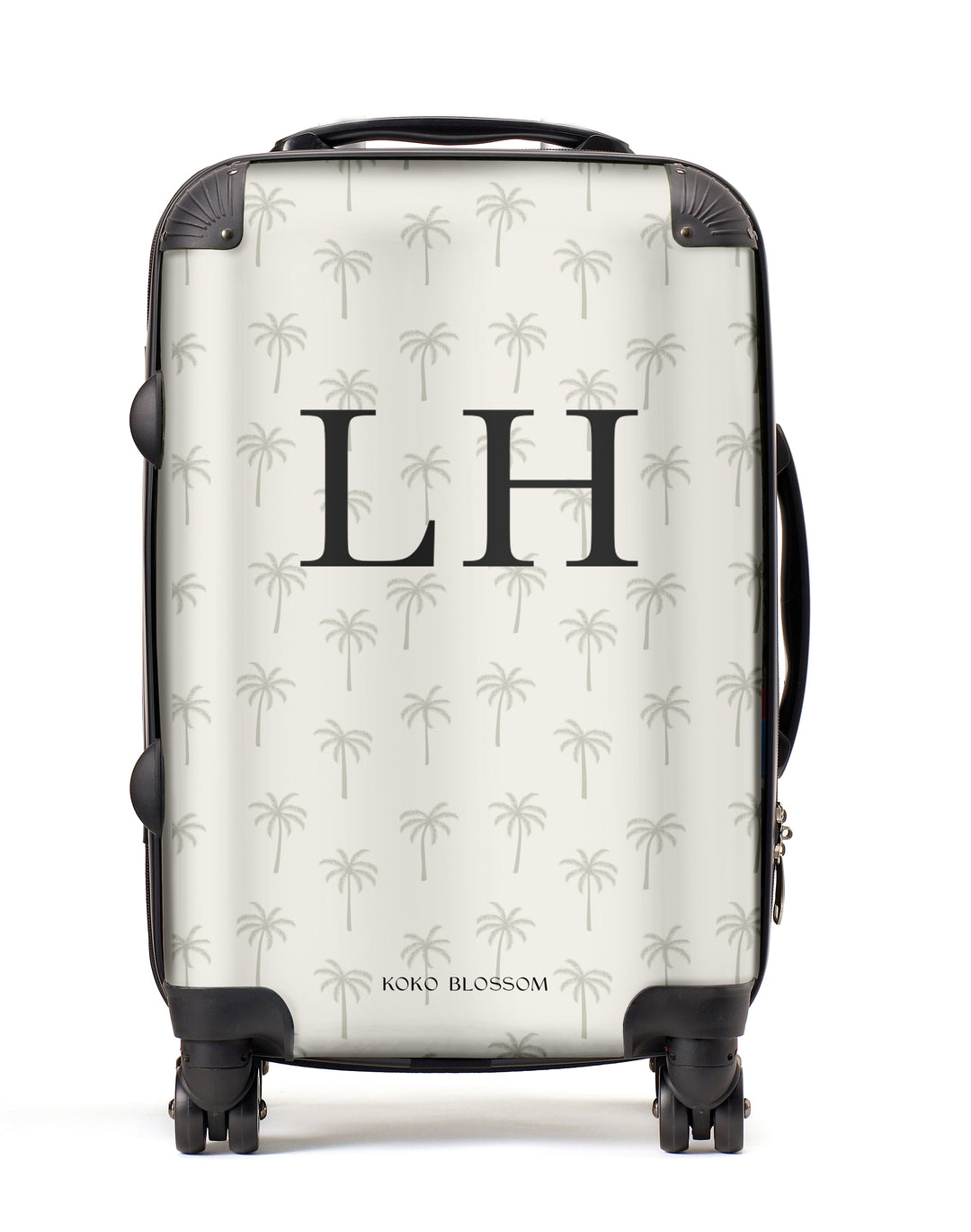 Personalised Suitcase Palm Print Tropical Print Suitcase