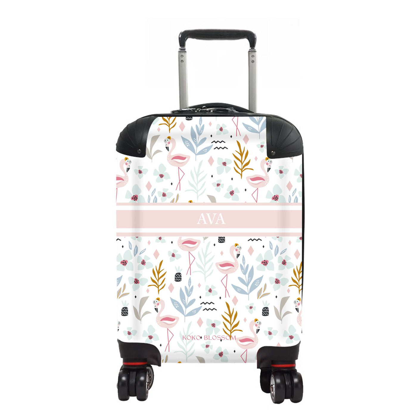 Kids Personalised Suitcase | Flamingo