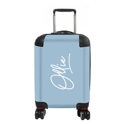 Kids Personalised Suitcase | Signature in Cloud