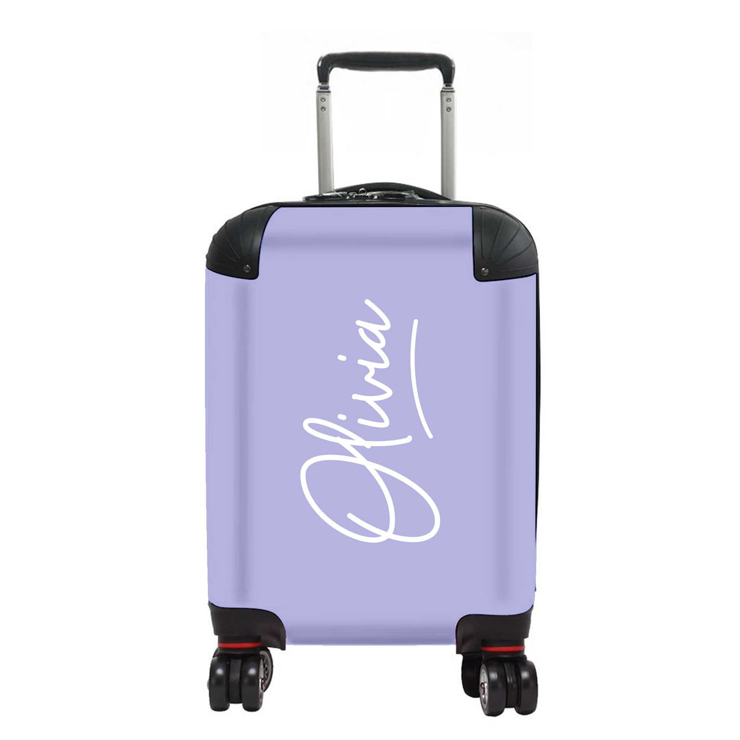 Personalized luggage on sale