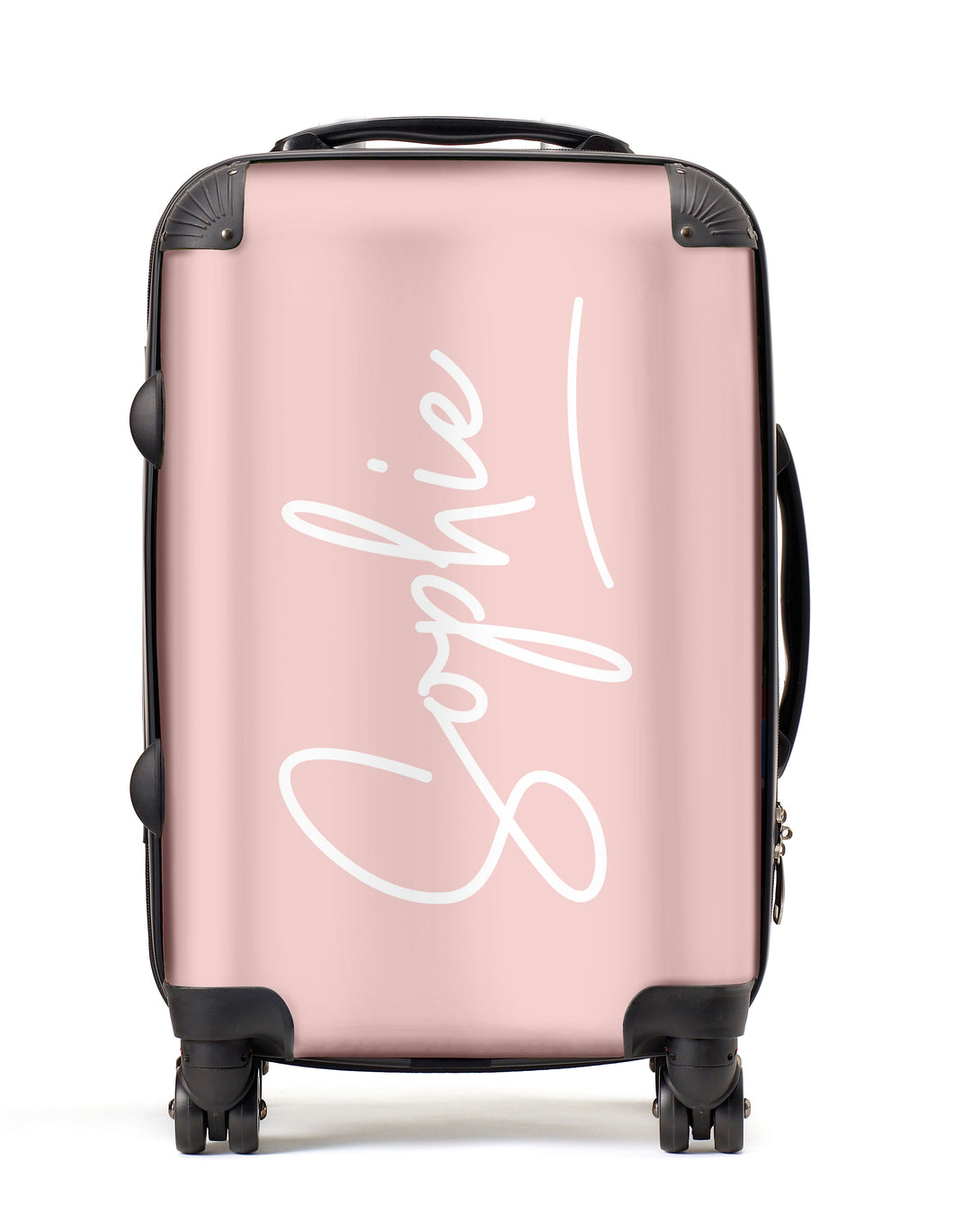 Personalised Suitcase Blush Pink Suitcase Personalised Travel Accessories Luxury Travel Accessories Koko Blossom