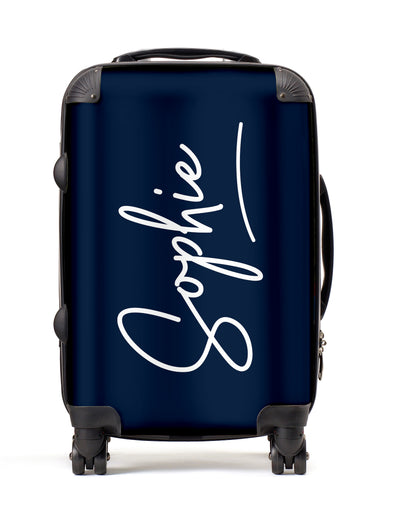 Personalised Suitcase | Signature in Midnight