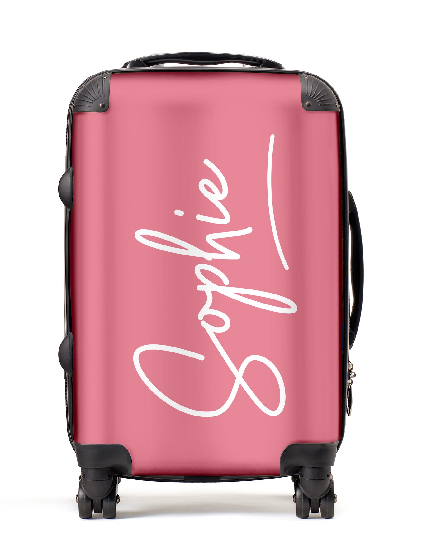 Personalised Suitcase | Signature in Hot Pink