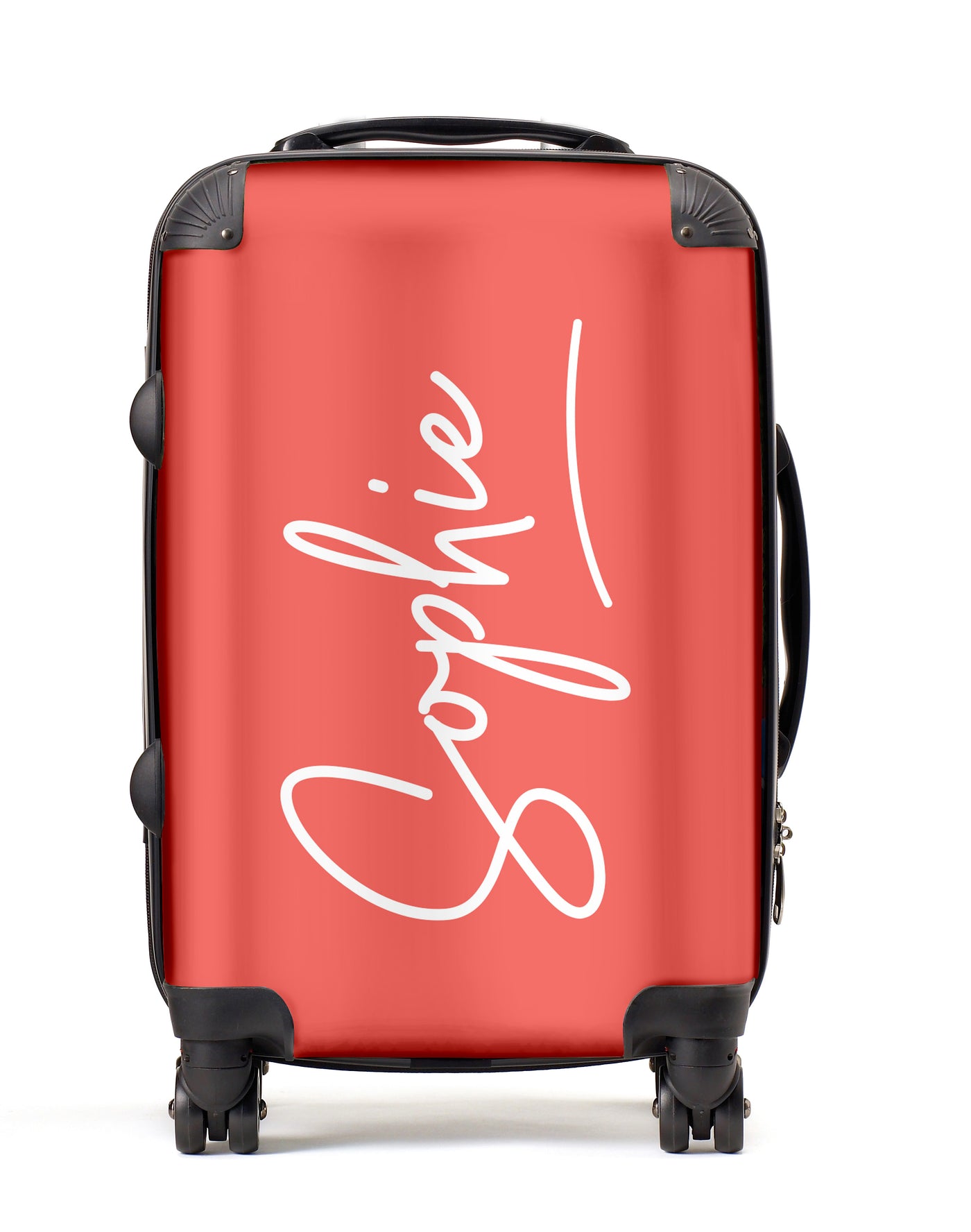 Personalised Suitcase | Signature in Watermelon