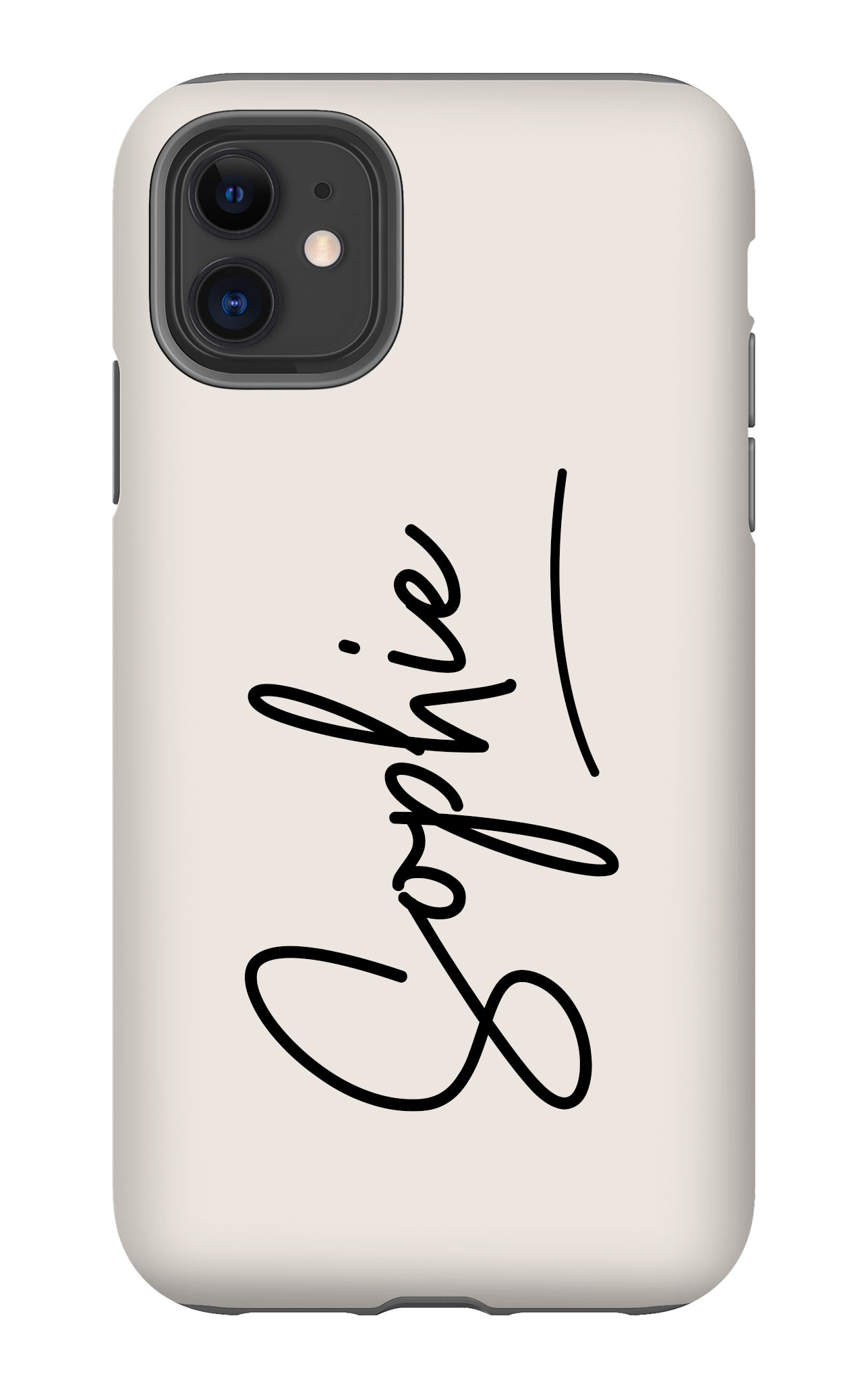 Personalised Phone Case | Signature in Vanilla