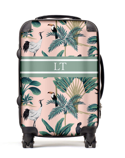 Personalised Suitcase | Tropical Bird