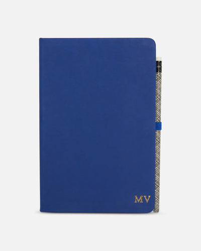 Personalised notebook in navy