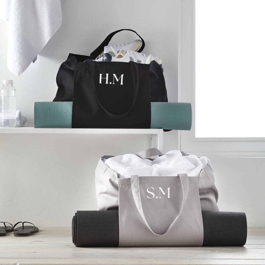 Bespoke Yoga Mat Bag | Grey